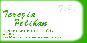terezia pelikan business card